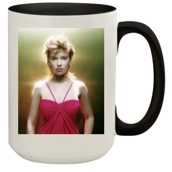 Scarlett Johansson 15oz Colored Inner & Handle Mug