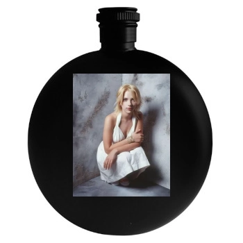 Scarlett Johansson Round Flask