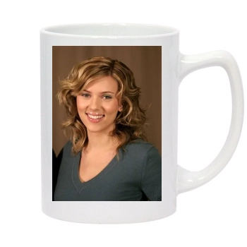 Scarlett Johansson 14oz White Statesman Mug