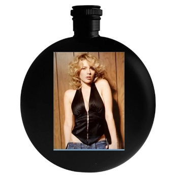 Scarlett Johansson Round Flask