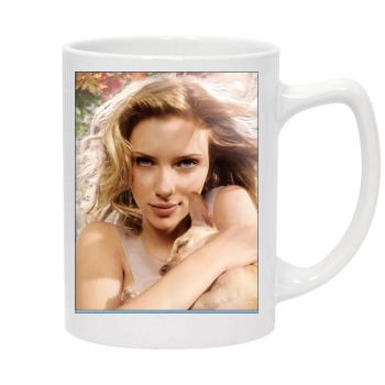 Scarlett Johansson 14oz White Statesman Mug