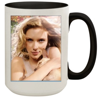 Scarlett Johansson 15oz Colored Inner & Handle Mug