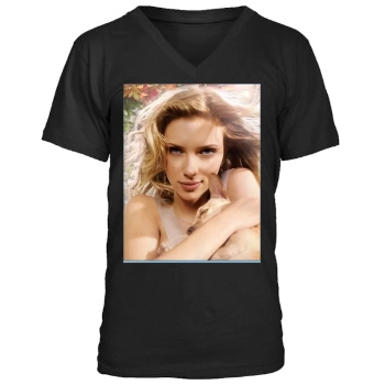 Scarlett Johansson Men's V-Neck T-Shirt