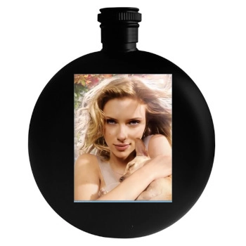 Scarlett Johansson Round Flask