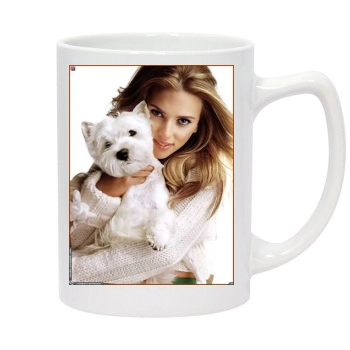 Scarlett Johansson 14oz White Statesman Mug