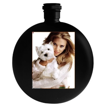 Scarlett Johansson Round Flask