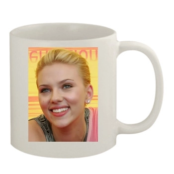 Scarlett Johansson 11oz White Mug