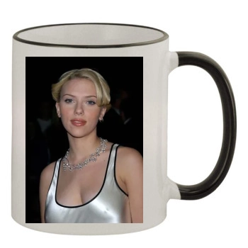 Scarlett Johansson 11oz Colored Rim & Handle Mug