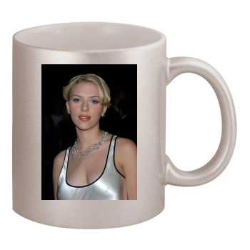 Scarlett Johansson 11oz Metallic Silver Mug