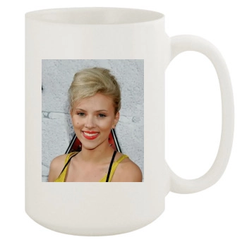 Scarlett Johansson 15oz White Mug