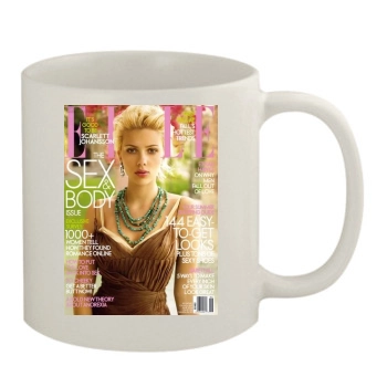 Scarlett Johansson 11oz White Mug