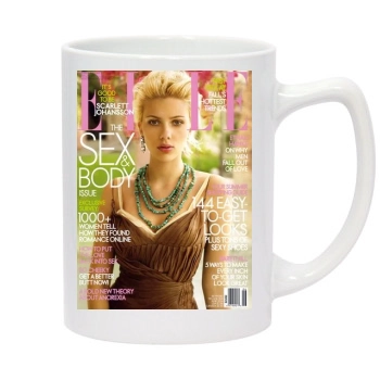 Scarlett Johansson 14oz White Statesman Mug