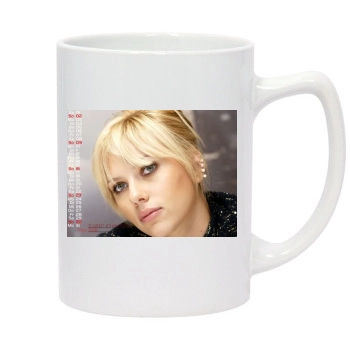 Scarlett Johansson 14oz White Statesman Mug