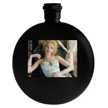 Scarlett Johansson Round Flask