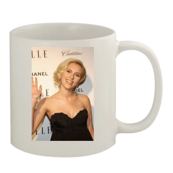 Scarlett Johansson 11oz White Mug