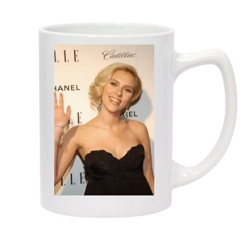 Scarlett Johansson 14oz White Statesman Mug