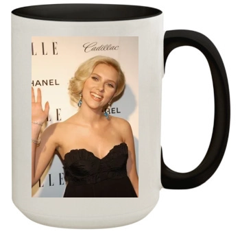 Scarlett Johansson 15oz Colored Inner & Handle Mug