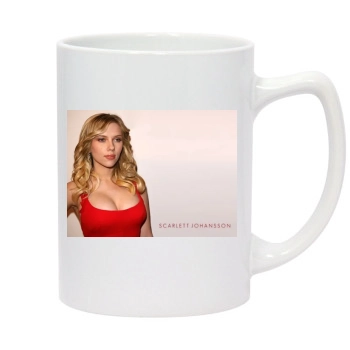 Scarlett Johansson 14oz White Statesman Mug