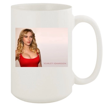 Scarlett Johansson 15oz White Mug