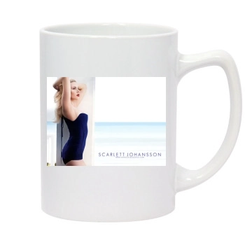 Scarlett Johansson 14oz White Statesman Mug