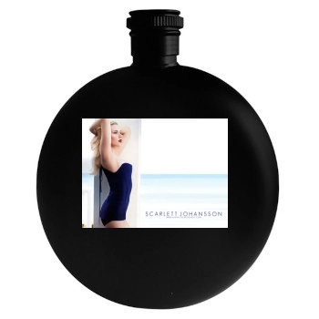 Scarlett Johansson Round Flask