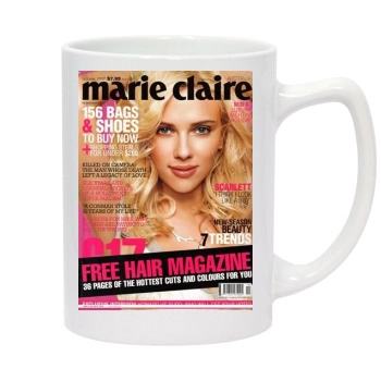 Scarlett Johansson 14oz White Statesman Mug