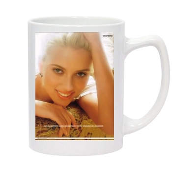 Scarlett Johansson 14oz White Statesman Mug