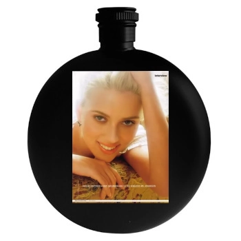 Scarlett Johansson Round Flask