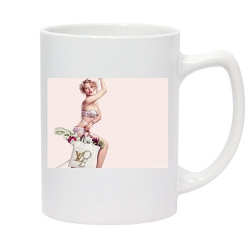 Scarlett Johansson 14oz White Statesman Mug