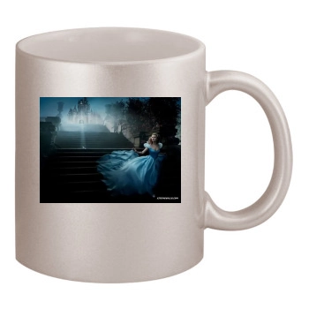 Scarlett Johansson 11oz Metallic Silver Mug