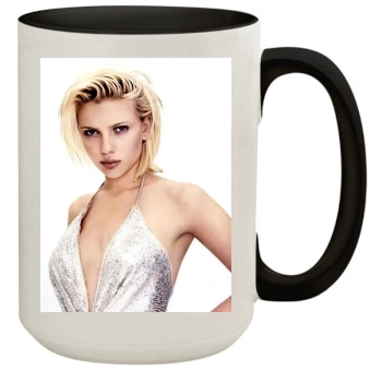 Scarlett Johansson 15oz Colored Inner & Handle Mug