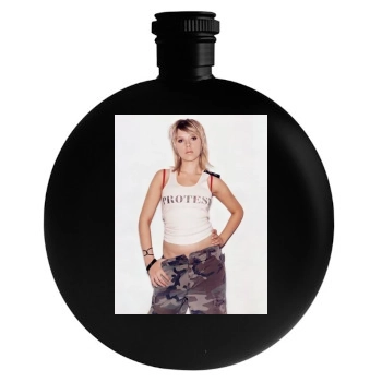 Scarlett Johansson Round Flask