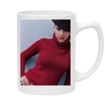 Scarlett Johansson 14oz White Statesman Mug