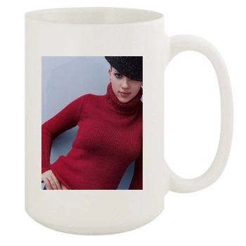 Scarlett Johansson 15oz White Mug