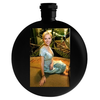 Scarlett Johansson Round Flask