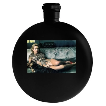 Scarlett Johansson Round Flask