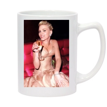 Scarlett Johansson 14oz White Statesman Mug