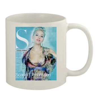 Scarlett Johansson 11oz White Mug