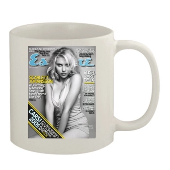 Scarlett Johansson 11oz White Mug