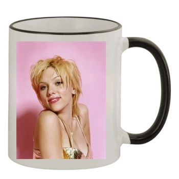 Scarlett Johansson 11oz Colored Rim & Handle Mug