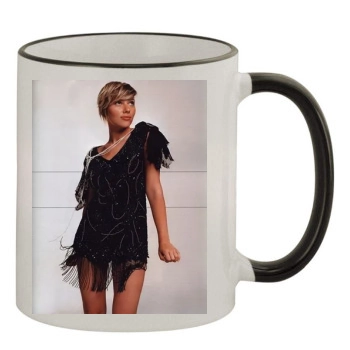 Scarlett Johansson 11oz Colored Rim & Handle Mug