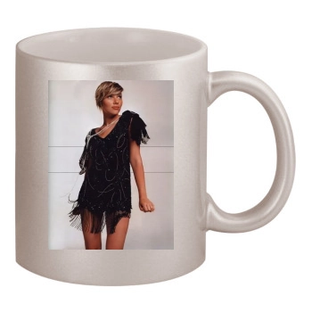 Scarlett Johansson 11oz Metallic Silver Mug