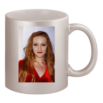 Scarlett Pomers 11oz Metallic Silver Mug