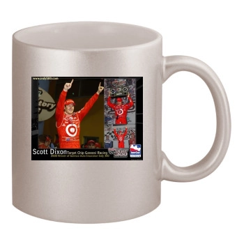 Scott Dixon 11oz Metallic Silver Mug