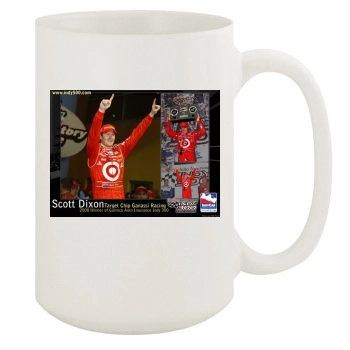 Scott Dixon 15oz White Mug