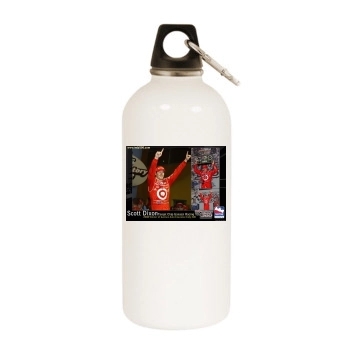 Scott Dixon White Water Bottle With Carabiner