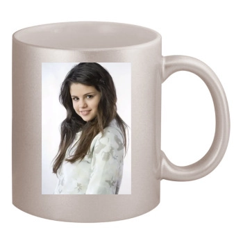 Selena Gomez 11oz Metallic Silver Mug