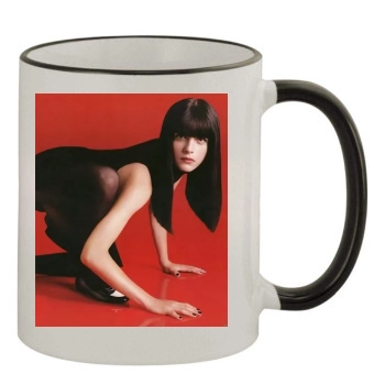 Selma Blair 11oz Colored Rim & Handle Mug