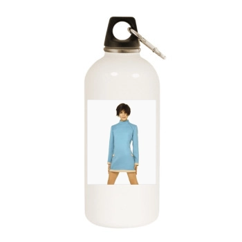 Selma Blair White Water Bottle With Carabiner