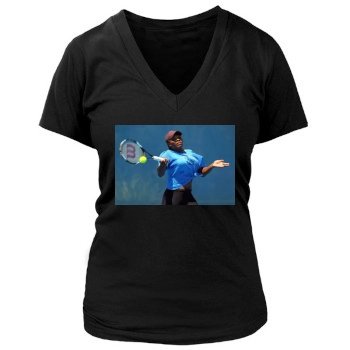 Serena Williams Women's Deep V-Neck TShirt